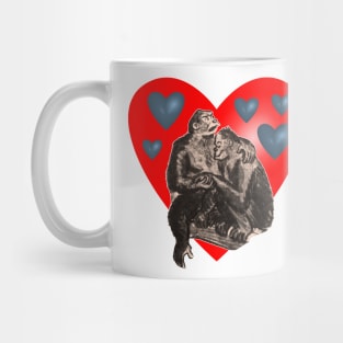 monkeys in love Mug